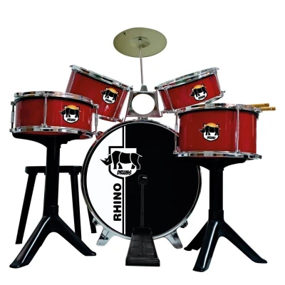 Reig Musicales dětská bicí souprava Golden Red Drums Reig Musicales dětská bicí souprava Golden Red Drums