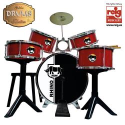 Reig Musicales dětská bicí souprava Golden Red Drums