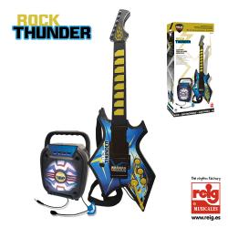 Reig rocková elektrická kytara s Bluetooth reproduktorem