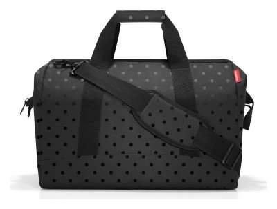Reisenthel Allrounder L Glossy Dots Black cestovní taška