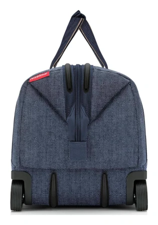 Reisenthel Allrounder Herringbone tmavě modrá taška na kolečkách