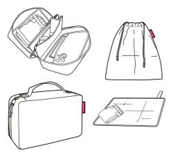 Reisenthel Babycase Twist Silver taštička na plenky