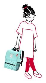 Reisenthel Backpack Kids Cats and dogs mint batoh