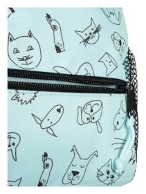 Reisenthel Backpack Kids Cats and dogs mint batoh