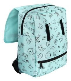 Reisenthel Backpack Kids Cats and dogs mint batoh
