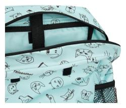 Reisenthel Backpack Kids Cats and dogs mint batoh