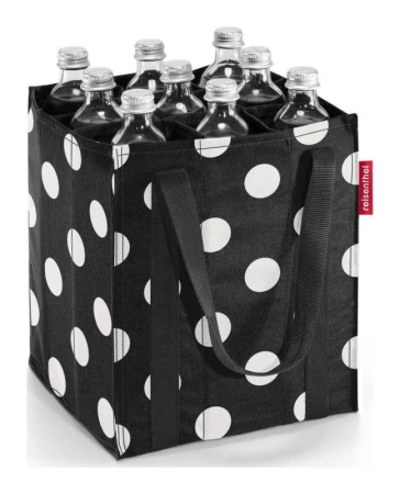Reisenthel Bottlebag Dots White taška na lahve