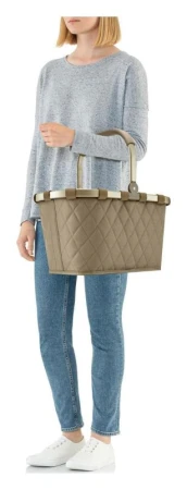 Reisenthel Carrybag Frame Rhombus Olive piknikový koš
