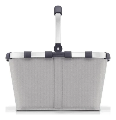 Reisenthel Carrybag Herringbone Grey skládací nákupní košík