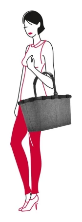 Reisenthel Carrybag Twist Silver nákupní košík
