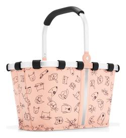Reisenthel Carrybag XS Kids Cats and dogs rose taška Reisenthel Carrybag XS Kids Cats and dogs rose taška