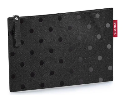 Reisenthel Case 1 Glossy dots černá kosmetická taška