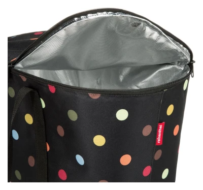 Reisenthel CoolerBag Dots černá chladicí taška