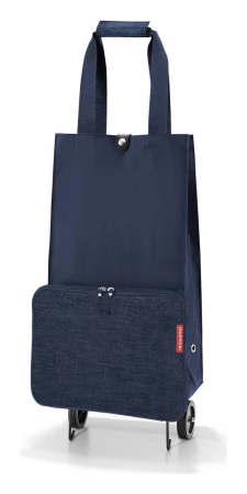 Reisenthel Foldabletrolley Twist tmavě modrá taška na kolečkách