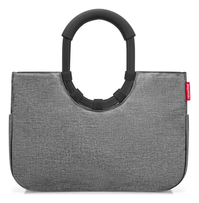 Reisenthel Loopshopper M Frame Twist Silver nákupní taška