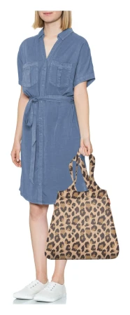 Reisenthel Mini Maxi Shopper Leo Macchiato taška přes rameno