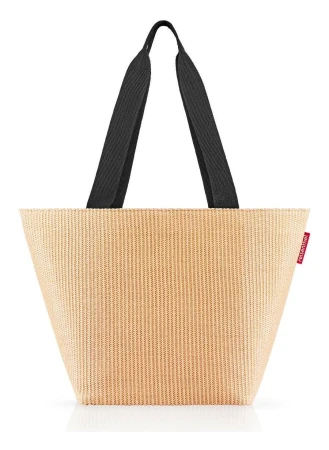Reisenthel Shopper M Raffia black taška přes rameno