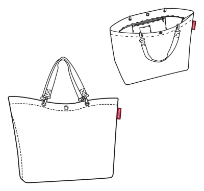 Reisenthel Shopper XL černá dámská kabelka