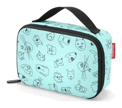 Reisenthel Thermocase Kids Cats and dogs mint dětská termo taška na jídlo