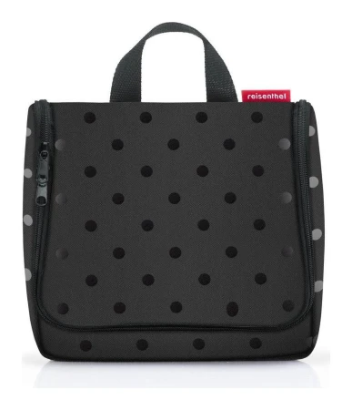 Reisenthel Toiletbag Glossy Dots černá kosmetická taška