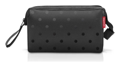 Reisenthel Travelcosmetic Glossy dots černá kosmetická taška
