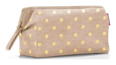 Reisenthel Travelcosmetic Metallic Dots Coffee kosmetická taška