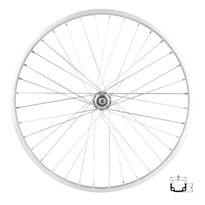 REMERX Kolo zadní RMX 21, 507x21, stříbrné, náboj F80429 REMERX Kolo zadní RMX 21, 507x21, stříbrné, náboj F80429