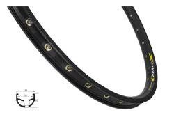 REMERX Ráfik JUMBO 406x23, 48 dier, čierny REMERX Ráfik JUMBO 406x23, 48 dier, čierny