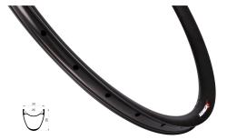 REMERX Ráfik S-DISC 622x25, 24 dier, čierny