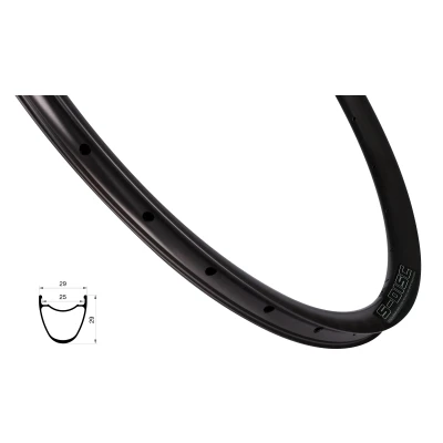 REMERX Ráfek S-DISC 622x25, 28děr, černý REMERX Ráfek S-DISC 622x25, 28děr, černý