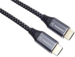 PremiumCord ULTRA HDMI 2.1 High Speed + Ethernet kabel 8K@60Hz,zlacené 1m PremiumCord ULTRA HDMI 2.1 High Speed + Ethernet kabel 8K@60Hz,zlacené 1m