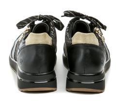 Remonte D1G08-05 černé dámské nadměrné polobotky