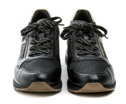 Remonte D1G08-05 černé dámské nadměrné polobotky