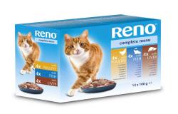 RENO Cat drůbeží, rybí a játra, kapsa 100 g (12 pack) (bal. 4x krab.) RENO Cat drůbeží, rybí a játra, kapsa 100 g (12 pack) (bal. 4x krab.)