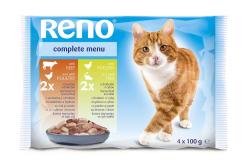 RENO Cat hovězí / drůbeží, drůbeží / ryba, kapsa 100 g (4 pack) (bal. 13x sáček) RENO Cat hovězí / drůbeží, drůbeží / ryba, kapsa 100 g (4 pack) (bal. 13x sáček)