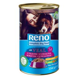 RENO Dog telecí, kousky 1240 g (bal. 12 ks)