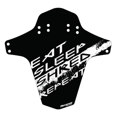 Reverse Blatník přední MudGuard Eat, Sleep, Shred, Repeat černý