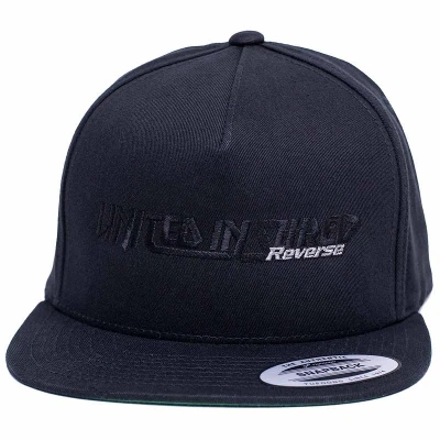 Reverse Kšiltovka Snapback Cap United in shred černá