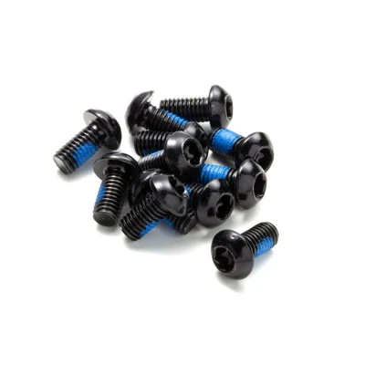 Reverse Šrouby na kotouče Steel M5 x 10 mm, Torx 25, 12 ks černé