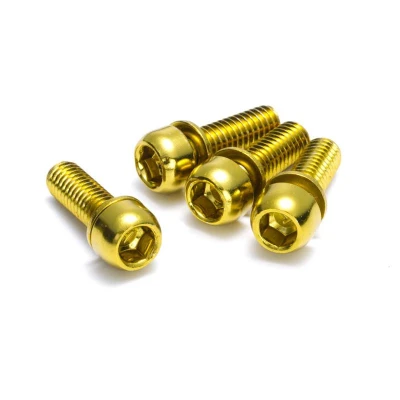 Reverse Šrouby uchycení brzdy M6 x 18 mm, 4 ks zlaté