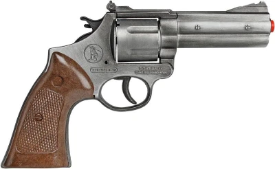 Revolver policejní kovový Gold Collection 12 ran dětská zbraň kapslovka