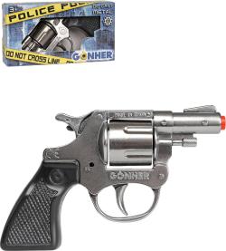 Revolver policejní kovový na kapsle 8 ran dětská zbraň kapslovka Revolver policejní kovový na kapsle 8 ran dětská zbraň kapslovka