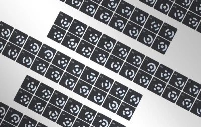 Revopoint Coded Targets samolepicí značky (208 ks)