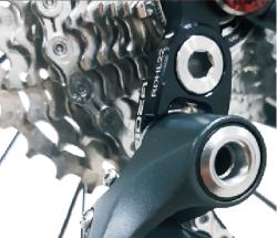 RIDEA Adaptér L22 pre koncovku rámu, čierny