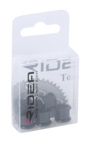 RIDEA Šrouby R8 pro montáž převodníků, Al, černé