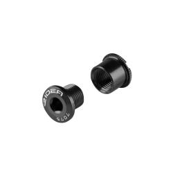 RIDEA Šrouby R8 pro montáž převodníků, Al, černé