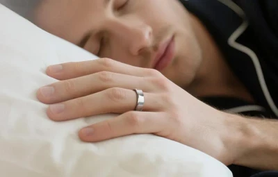 RingConn Smartring Gen 2 stříbrný 12 chytrý prsten