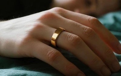 RingConn Smartring Gen 2 zlatý 8 chytrý prsten