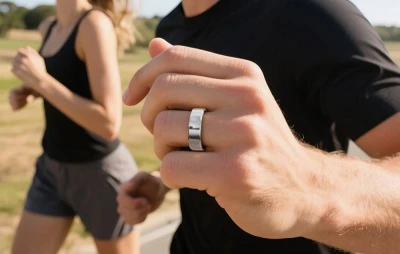 RingConn Smartring Gen 2 stříbrný 9 chytrý prsten
