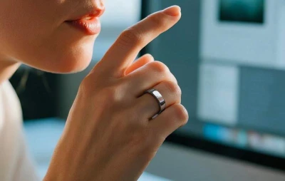 RingConn Smartring Gen 2 stříbrný 9 chytrý prsten